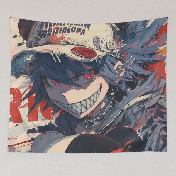 Item preview, Anime Fierce Monokuma Danganronpa Chaotic Anime Madness With Bold Graphic Energy designed and sold by CarlosBender.
