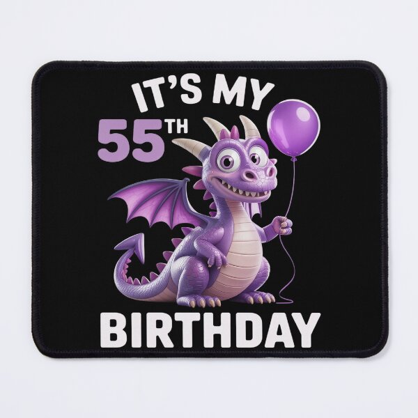 Item preview, Dragon 55th Birthday Mystical Party Magical Creature Fantasy designed and sold by genkihikki.
