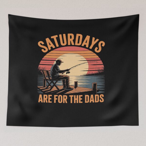 Item preview, Saturdays are For the Dads Fishing Father's Day designed and sold by Hofersofer.
