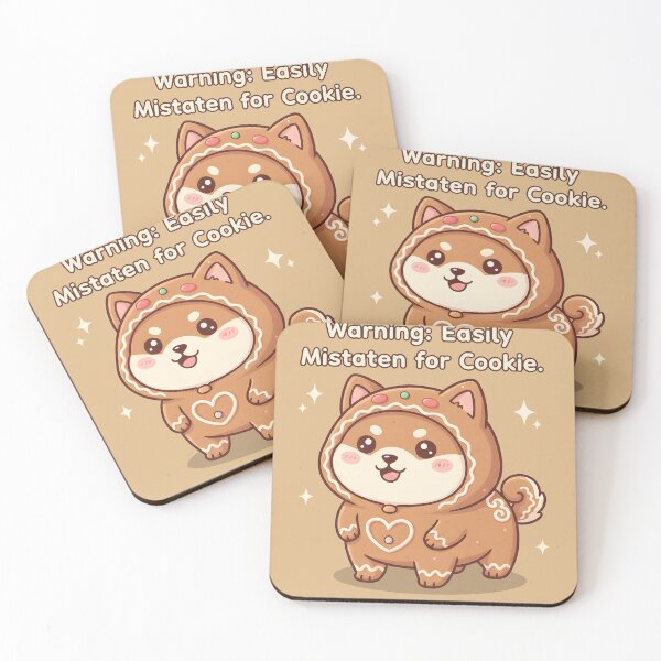 Item preview, Warning: Mistaken for Cookie Cute Gingerbread Dog designed and sold by SillyPawsStudio.