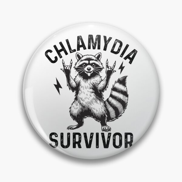 Item preview, Chlamydia Survivor Raccoon Humor designed and sold by KroghDs.