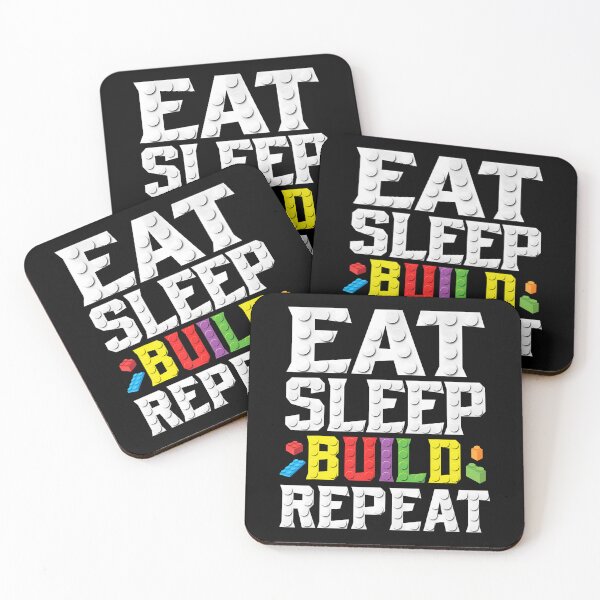 Item preview, Eat Sleep Build Repeat Building Master Builder Blocks Bricks designed and sold by walemagloodth.