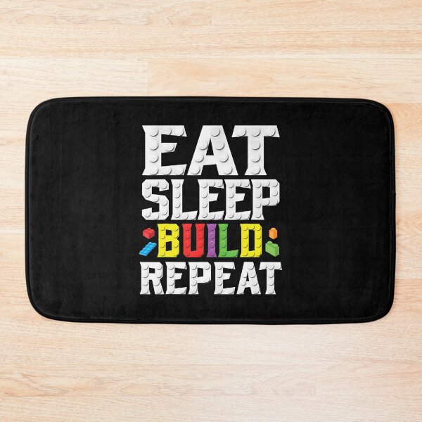 Item preview, Eat Sleep Build Repeat Building Master Builder Blocks Bricks designed and sold by walemagloodth.