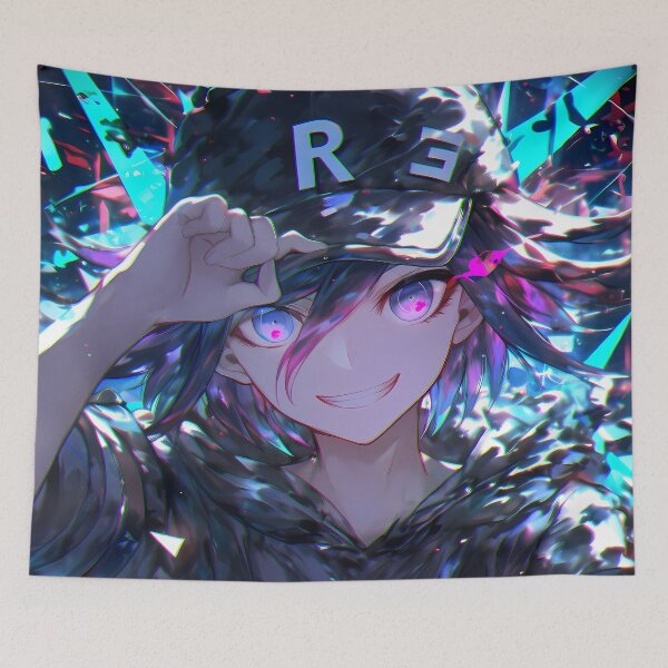 Item preview, Kokichi Ouma Danganronpa Vibrant Anime Energy Bursting With Bold Mischievous Chaos designed and sold by CarlosBender.