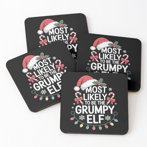 Item preview, Most Likely To Be The Grumpy Elf Family Crew Christmas  designed and sold by MarkLeedsArt.