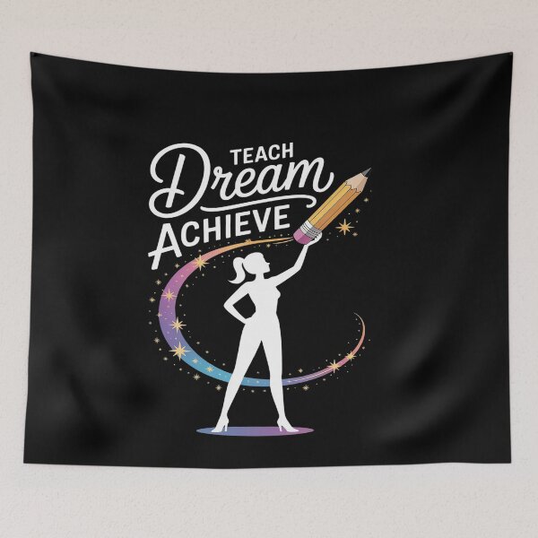 Item preview, Dream Teach Achieve Teacherpreneur designed and sold by genkihikki.