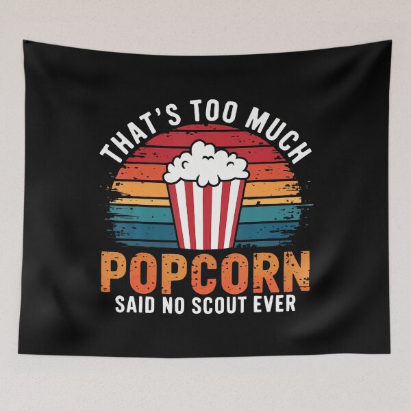Item preview, Campfire Camping Hiking Popcorn Lover Scout Fun Outdoor designed and sold by burmanybmorg.