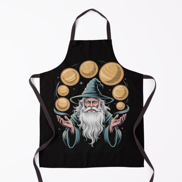 Item preview, Wizard Juggling Planets Fantasy Magic Magician Space designed and sold by sonlylya.