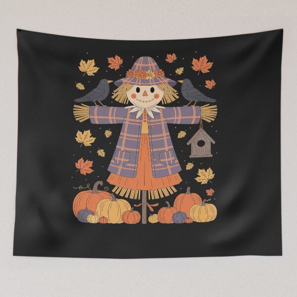 Item preview, Scarecrow Autumn Harvest Fall Season Pumpkin Thanksgiving designed and sold by Hofersofer.