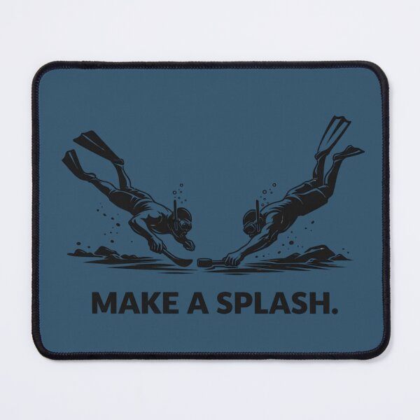 Item preview, Make a Splash. – Octopush Underwater Hockey Silhouette designed and sold by RollFuzzy.