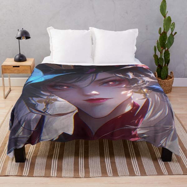 Item preview, Tao Hu Tao Genshin Impact Anime Girl Waifu Fantasy Liyue Mystical Floral Butterflies Aura designed and sold by CarlosBender.