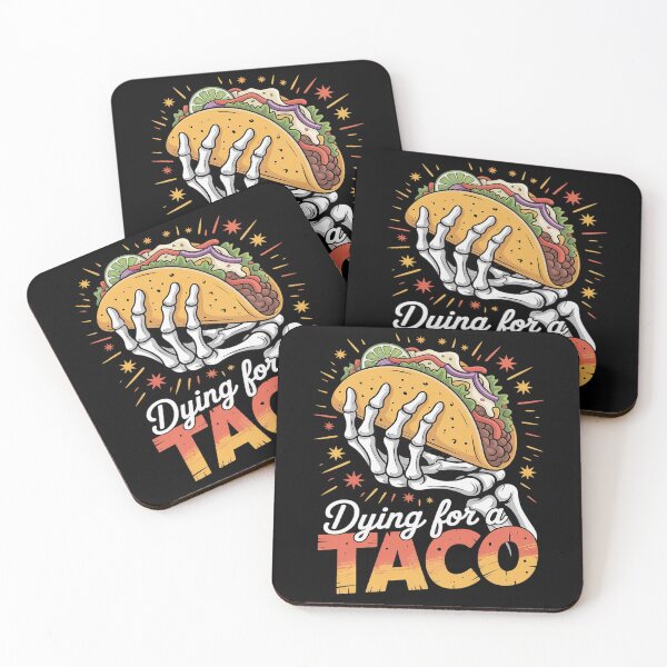 Aperçu de l'œuvre Mourir pour un squelette de taco créée et vendue par ProudForFunny.