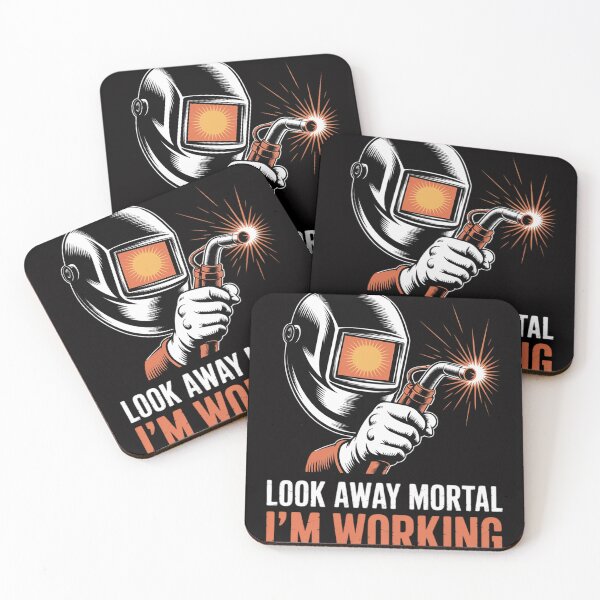 Item preview, Welder Gifts Look Away Mortal I'm Working Welding designed and sold by sonlylya.