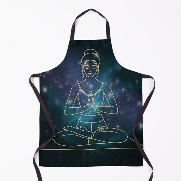 Item preview, Celestial Zenith: Astral Meditation & Infinite Galaxy Silhouette designed and sold by PureMuse.