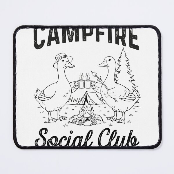 Item preview, Campfire Social Club Duck Camping Humor designed and sold by KroghDs.
