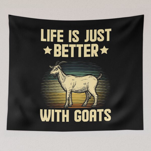 Item preview, Life Is Just Better With Goats designed and sold by prabuniard.
