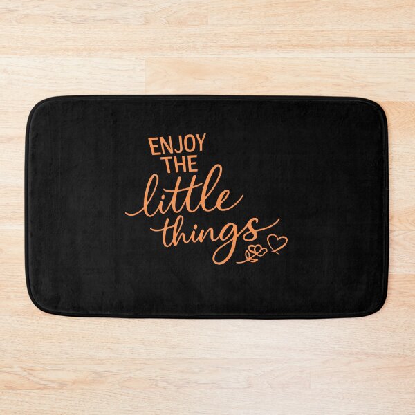 Item preview, Enjoy The Little Things Gratitude Positivity Quote designed and sold by shirt-o-mat.