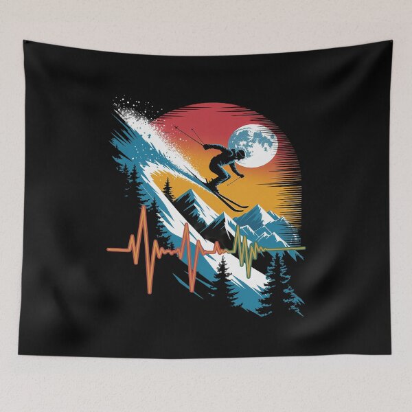 Item preview, Dynamic skier designed and sold by ProudForFunny.