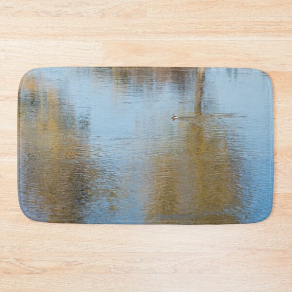 Item preview, Solitary Grebe on Calm Autumnal Waters designed and sold by Georgia Mizuleva.