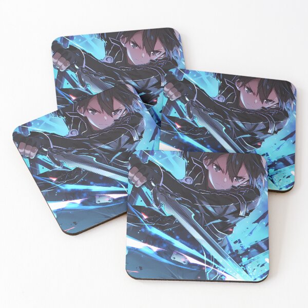 Item preview, Kirito Sword Art Online Fierce Anime Strike Blue Power Dynamic Motion designed and sold by CarlosBender.