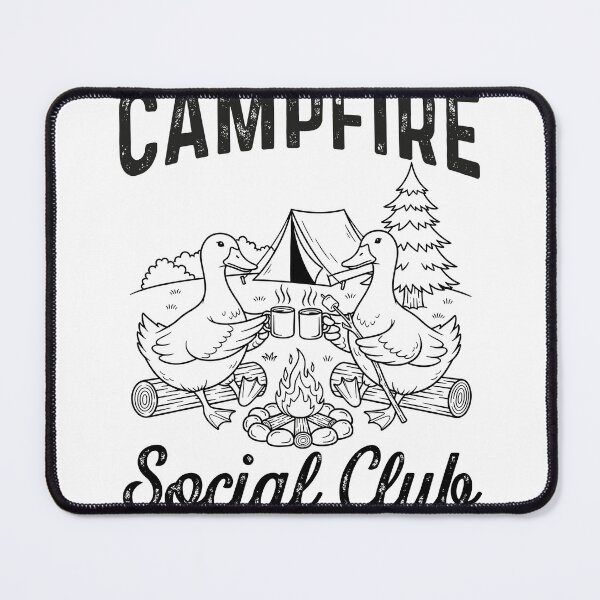 Item preview, Campfire Social Club Duck Camping Humor designed and sold by KroghDs.