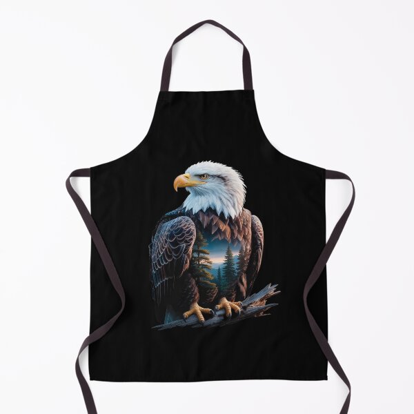 Item preview, Eagle Double Exposure Forest Mountains Lake Native designed and sold by ProudForFunny.