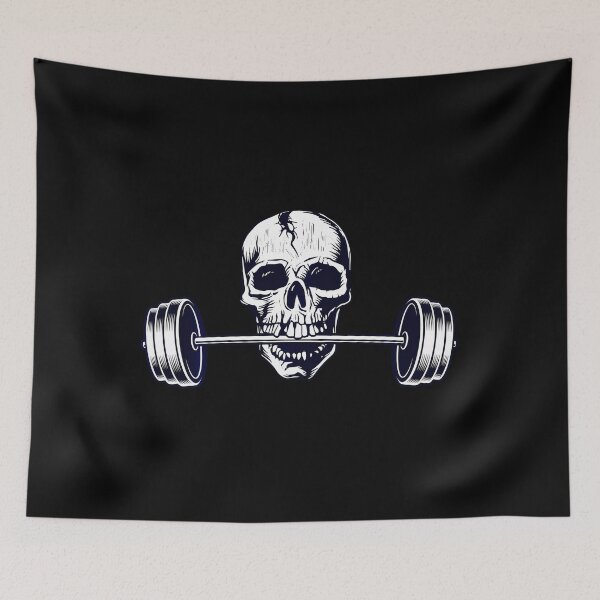 Item preview, Barbell Skull Powerlifting designed and sold by nyuliosaero.