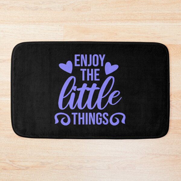 Item preview, Enjoy The Little Things Gratitude Positivity Quote designed and sold by shirt-o-mat.