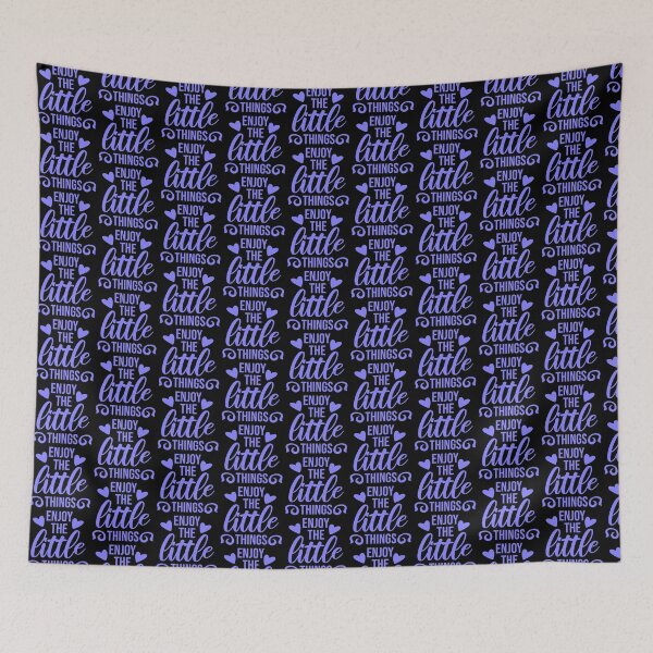 Item preview, Enjoy The Little Things Gratitude Positivity Quote designed and sold by shirt-o-mat.