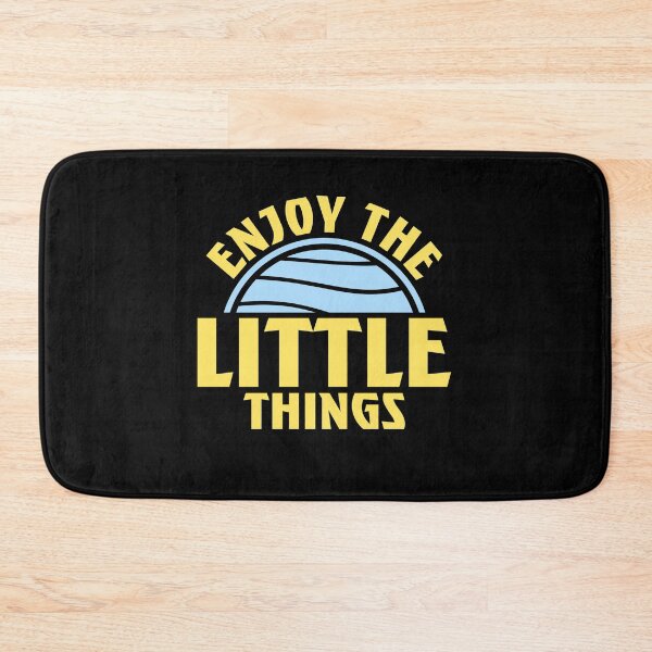 Item preview, Enjoy The Little Things Gratitude Positivity Quote designed and sold by shirt-o-mat.