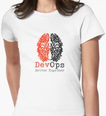 DevOps Better Together Women's Fitted T-Shirt