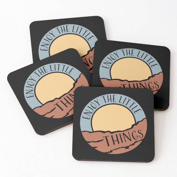Item preview, Enjoy The Little Things Gratitude Positivity Quote designed and sold by shirt-o-mat.