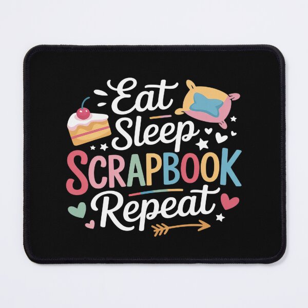 Item preview, Eat Sleep Scrapbook Repeat Craft Lover designed and sold by ProudForFunny.