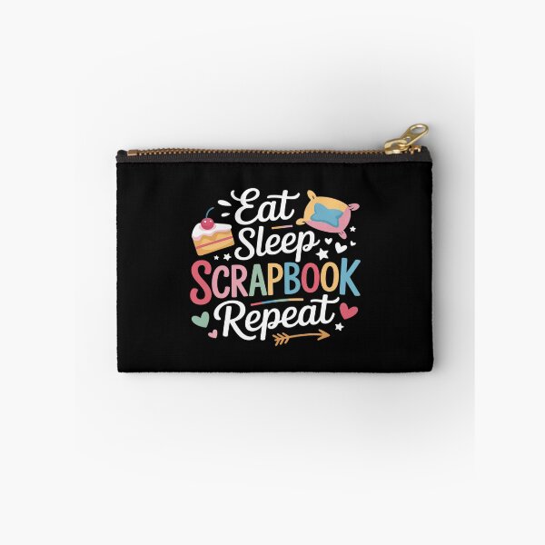Item preview, Eat Sleep Scrapbook Repeat Craft Lover designed and sold by ProudForFunny.
