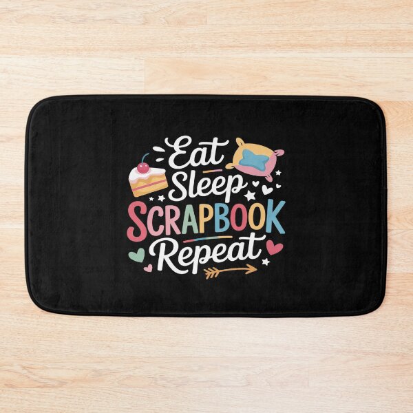 Item preview, Eat Sleep Scrapbook Repeat Craft Lover designed and sold by ProudForFunny.