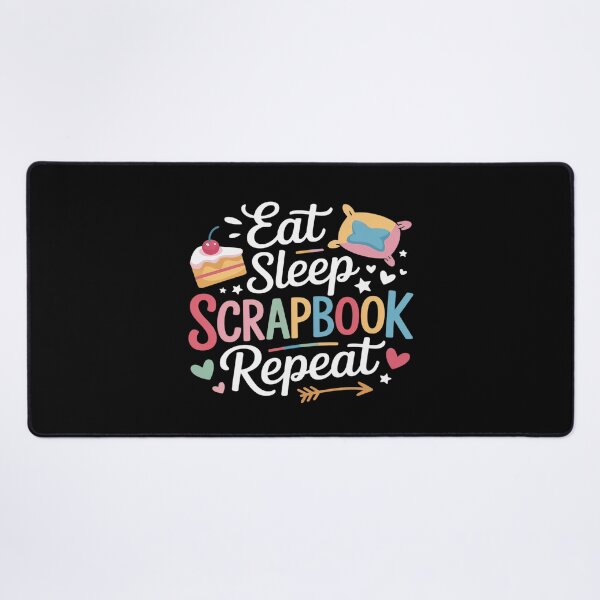 Item preview, Eat Sleep Scrapbook Repeat Craft Lover designed and sold by ProudForFunny.
