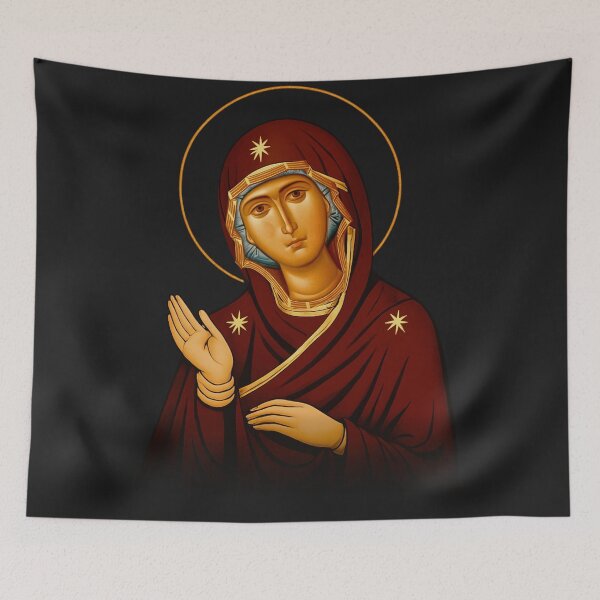 Item preview, Theotokos — Mother of God (Byzantine Icon) designed and sold by Sanctum Icons.