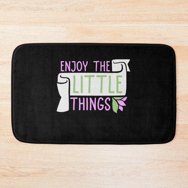 Item preview, Enjoy The Little Things Gratitude Positivity Quote designed and sold by shirt-o-mat.