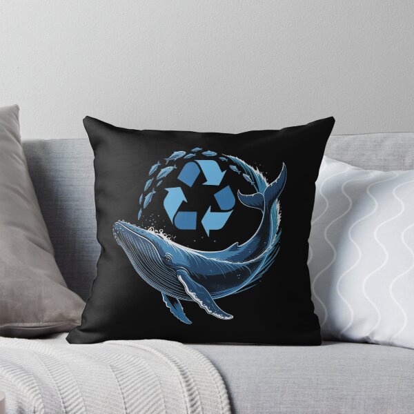 Item preview, Eco Whale Ocean Inspiring Recycled Wave Fantasy designed and sold by ProudForFunny.