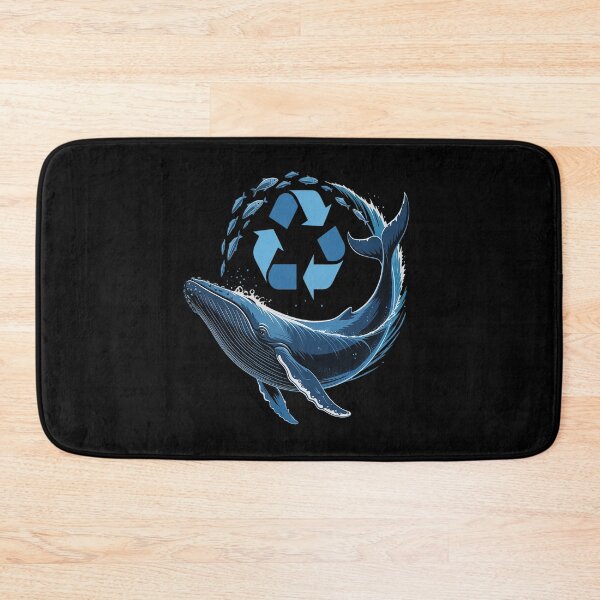 Item preview, Eco Whale Ocean Inspiring Recycled Wave Fantasy designed and sold by ProudForFunny.