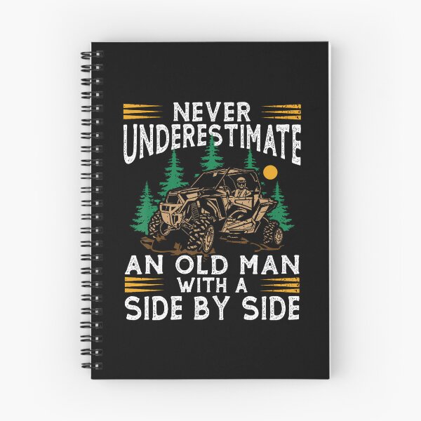 Item preview, Never Underestimate An Old Man With A Side By Side Utv designed and sold by middlsier.