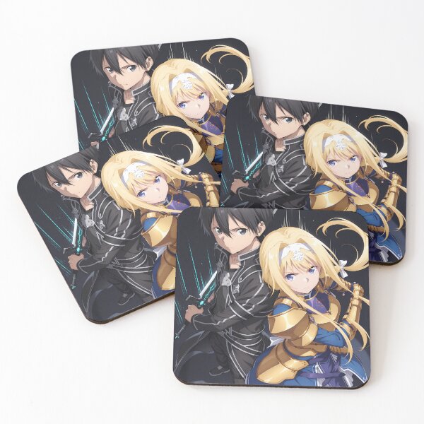 Item preview, Alice Zuberg Sword Art Online anime fantasy knight sacred sword blue gold anime girl designed and sold by CarlosBender.