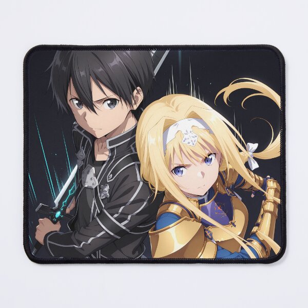 Item preview, Alice Zuberg Sword Art Online anime fantasy knight sacred sword blue gold anime girl designed and sold by CarlosBender.