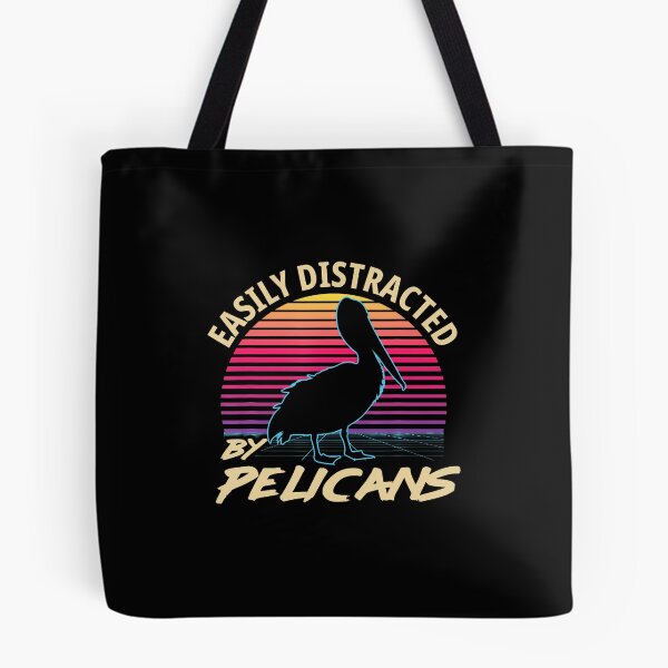 Item preview, Retro 80S Style Ornithologist Easily Distracted By Pelicans designed and sold by prabuniard.