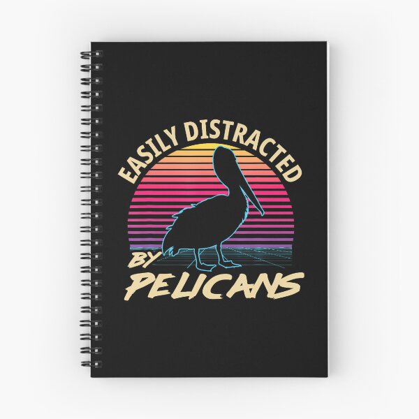 Item preview, Retro 80S Style Ornithologist Easily Distracted By Pelicans designed and sold by prabuniard.