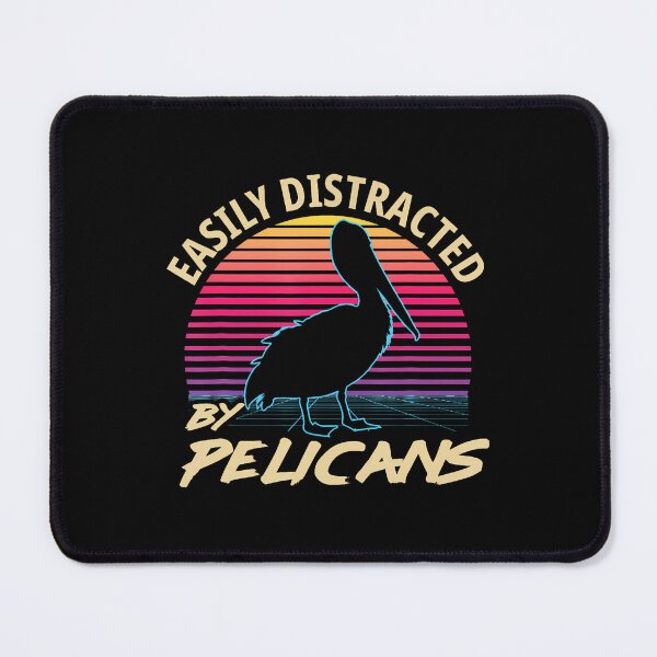 Item preview, Retro 80S Style Ornithologist Easily Distracted By Pelicans designed and sold by prabuniard.