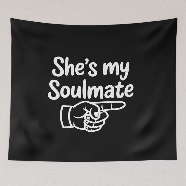 Item preview, She's My Soulmate Funny Matching Couples Outfit for Husband designed and sold by Hofersofer.