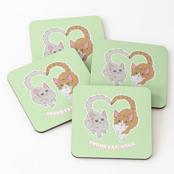 Item preview, Proud cat-holic | cute orange and white cat duo designed and sold by annx-arsr.