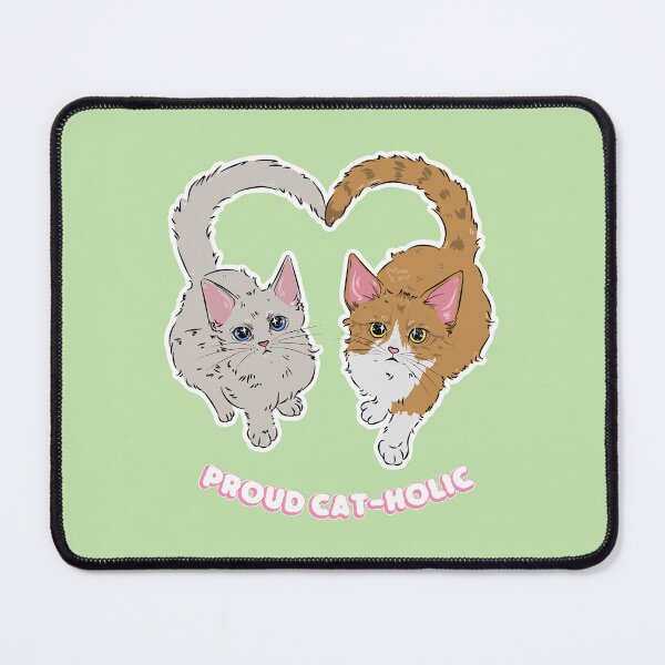 Item preview, Proud cat-holic | cute orange and white cat duo designed and sold by annx-arsr.