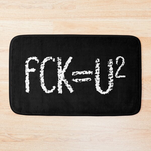 Item preview, fck=u² Chalk Text Design – Coded Workplace Rage Graphic designed and sold by CryptoAuntie.